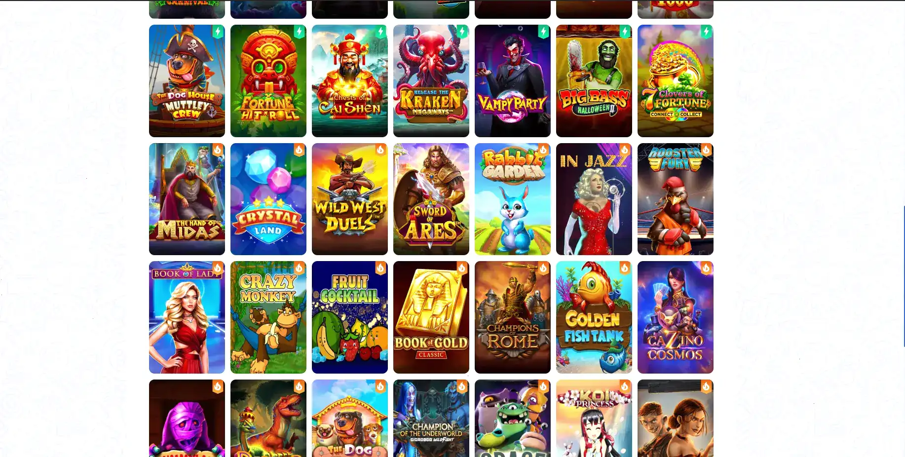 Интерфейс игровых автоматов Комета казино на экране